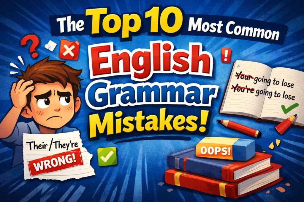 The Top 10 Most Common English Grammar Mistakes