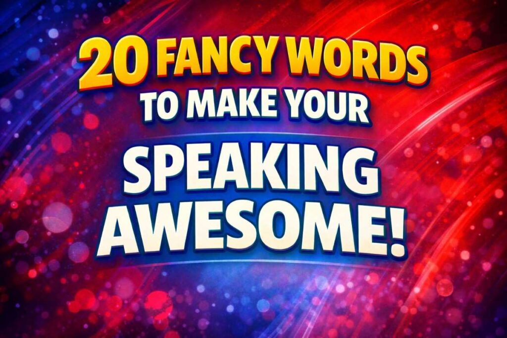 20 Fancy Words to Make Your Speaking Awesome!