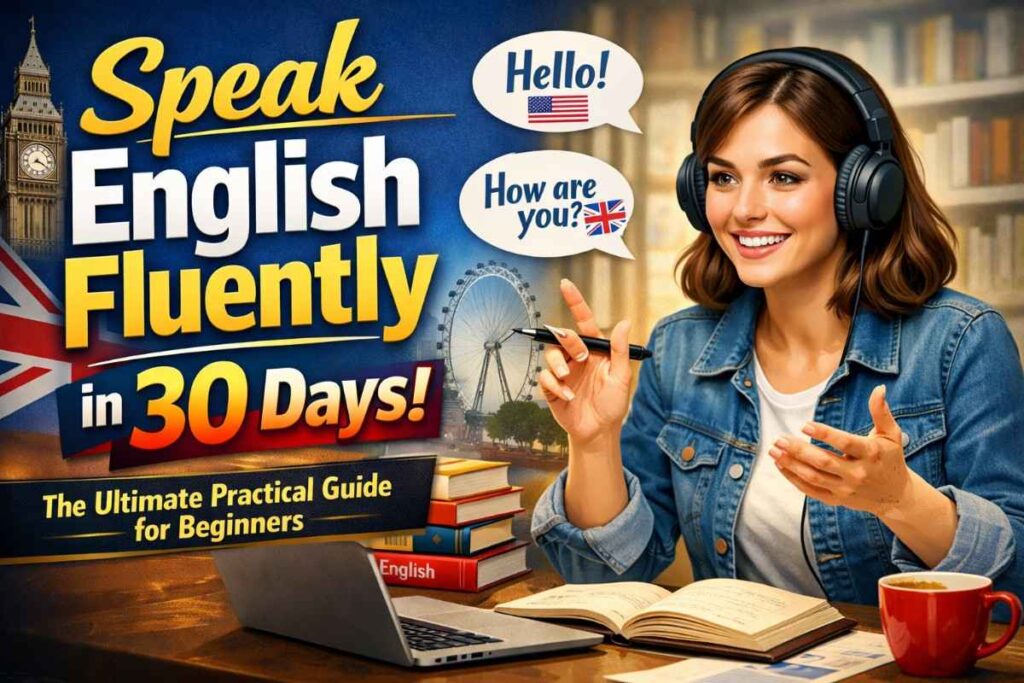 Speak English Fluently in 30 Days: The Ultimate Practical Guide for Beginners
