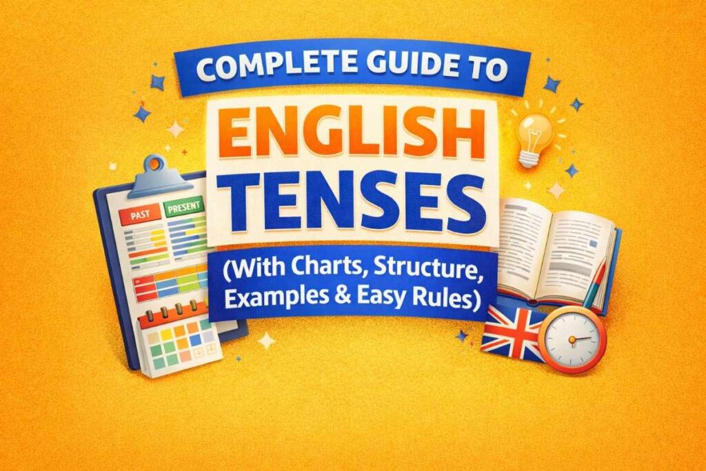 Complete Guide to English Tenses (With Charts, Structure, Examples & Easy Rules)
