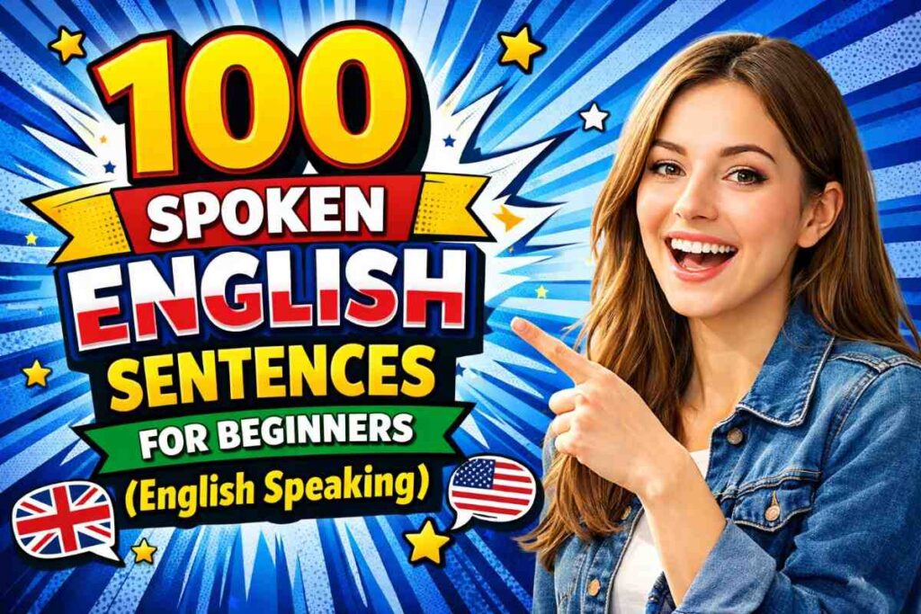 100 Spoken English Sentences for Beginners (English Speaking)