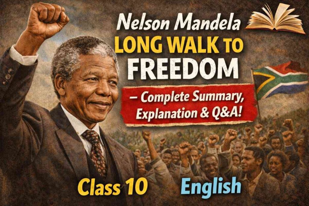 Nelson Mandela Long Walk to Freedom Class 10 English — Complete Summary, Explanation & Q&A | First Flight