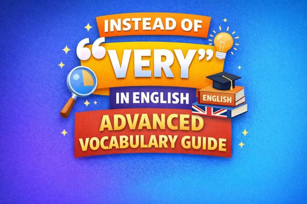Instead of “Very” in English (Advanced Vocabulary Guide)