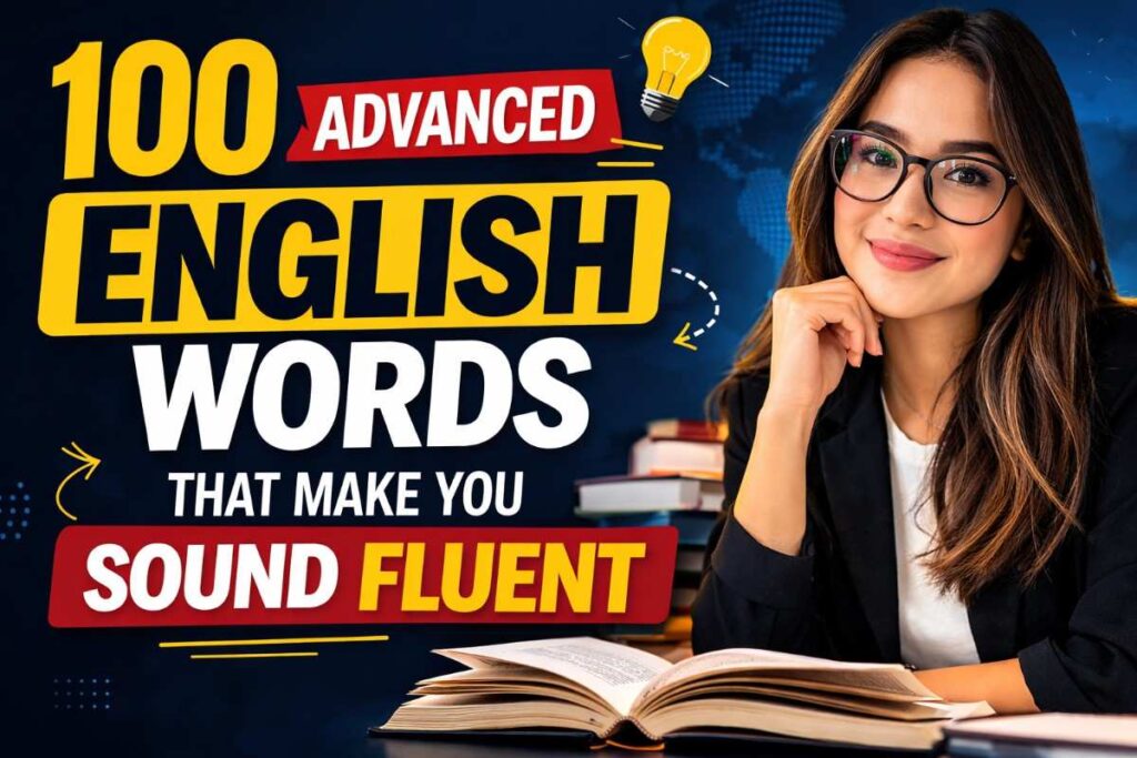 100 Advanced English Words That Make You Sound Fluent