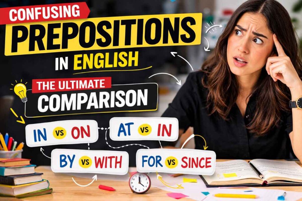 Confusing Prepositions in English: The Ultimate Comparison