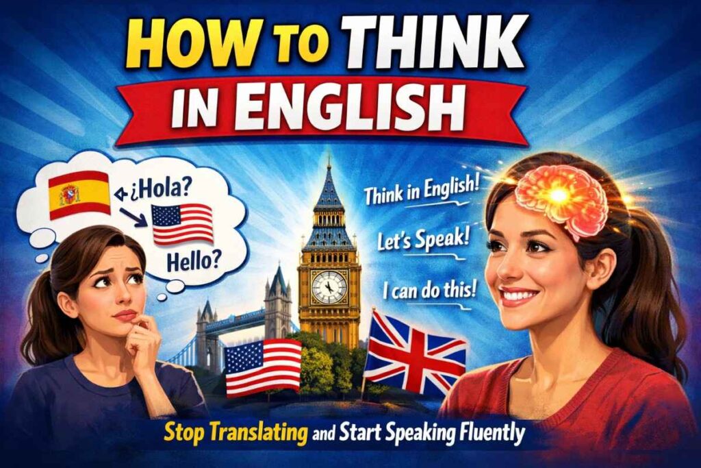 How to Think in English – Stop Translating and Start Speaking Fluently