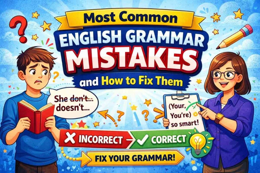 Most Common English Grammar Mistakes and How to Fix Them