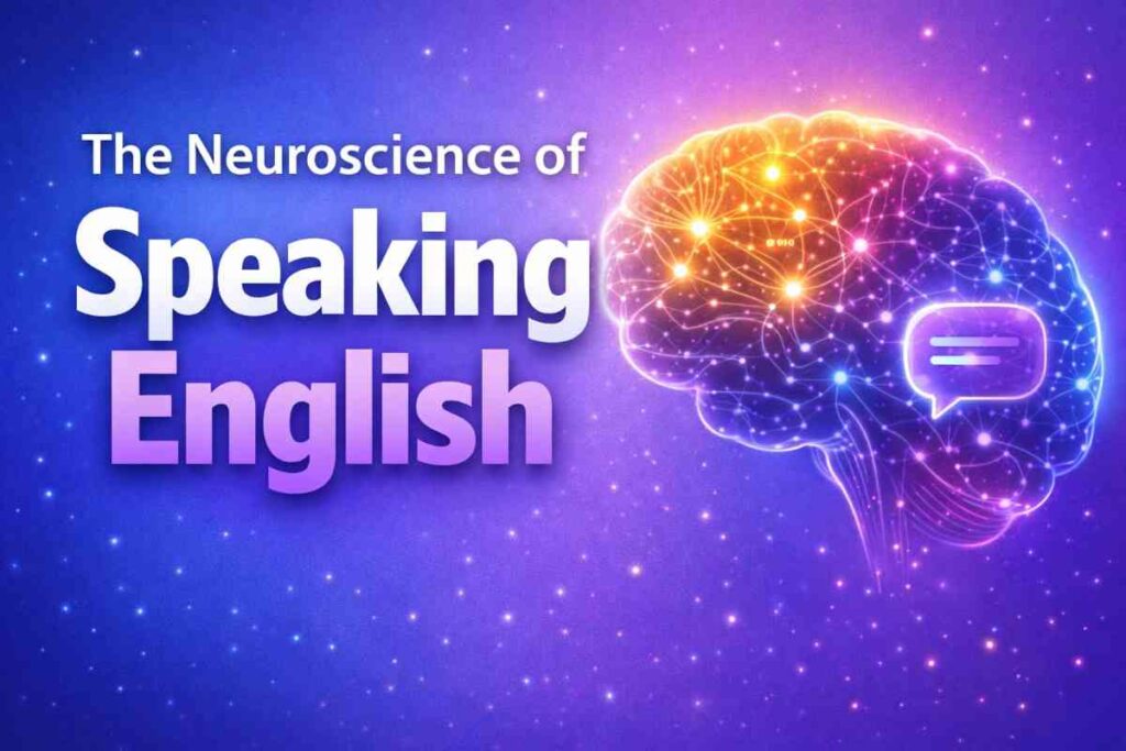 Why You’re Fluent in Your Head but Silent in Real Life (The Neuroscience of Speaking English)