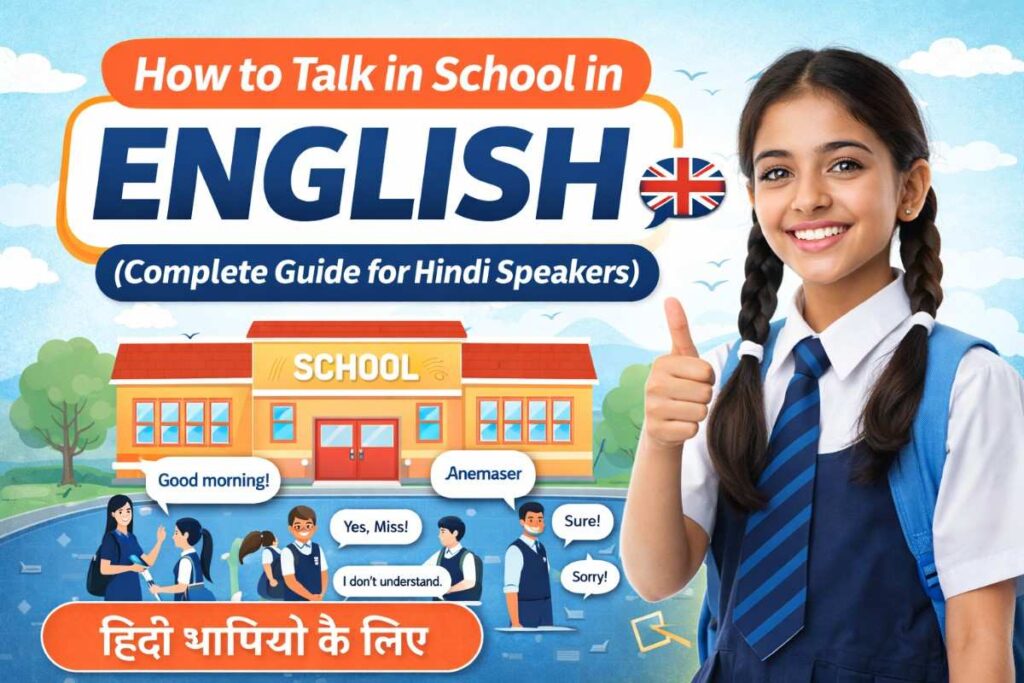 How to Talk in School in English (Complete Guide)